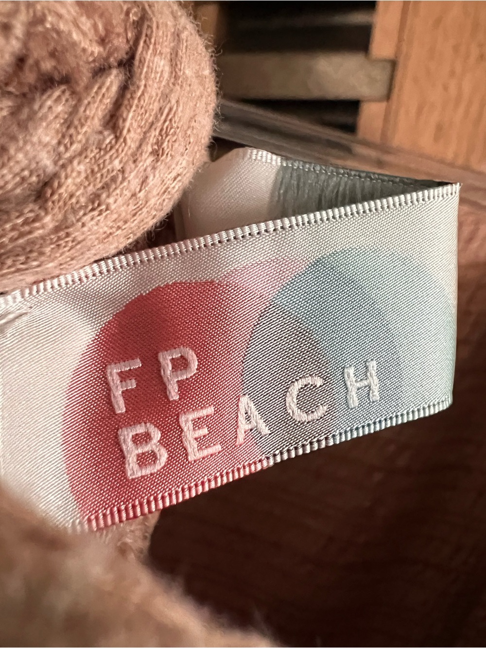 Free People FP Beach Mini Dress in Blush Pink and Pale Blue